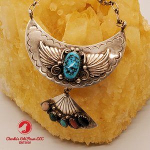 Vintage Richard Begay Two Tier Navajo Necklace